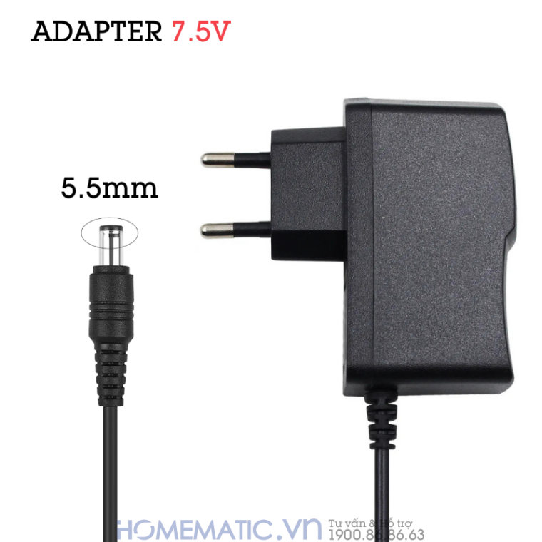 Adapter 7.5v Củ Sạc, Bộ Nguồn Usb Các Loại Cho Thiết Bị điện