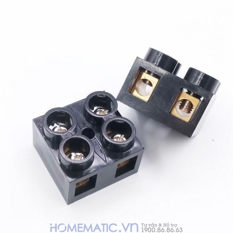 Cầu đấu 60a Nối Dây điện Bắt Vít Chịu Tải đồng Nguyên Khối Mini Tc602