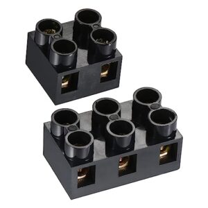 chi tiết Cầu đấu 60a Nối Dây điện Bắt Vít Chịu Tải đồng Nguyên Khối Mini Tc60x