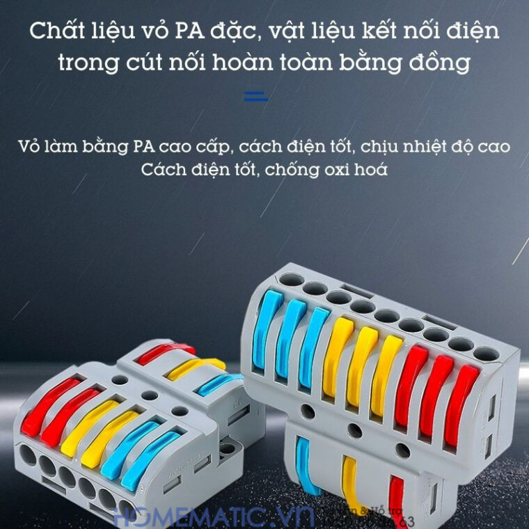 chất liệu vỏ của Cút Nối đầu Nối Dây điện