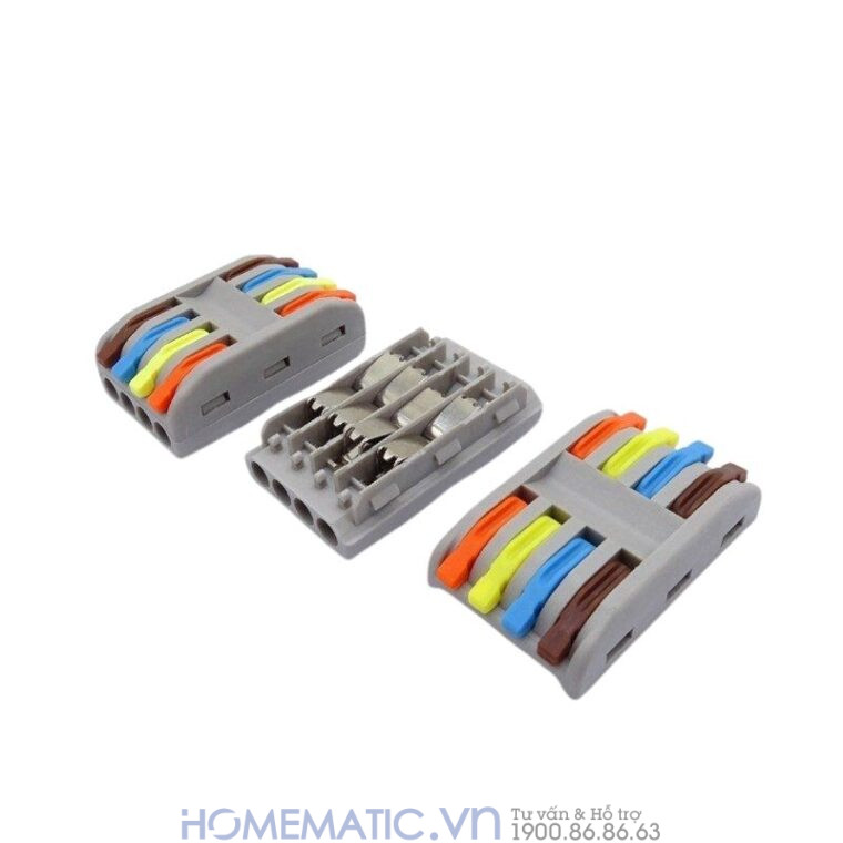 Cút Nối đầu Nối Dây điện Nhanh 4 Cổng Ra 4 Kv774-4p4c