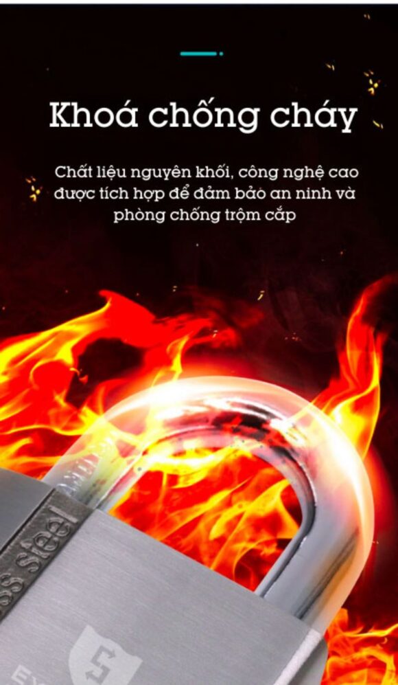 Khóa cổng vân tay ngoài trời Exsmith EPL170【Chống trộm 99%】
