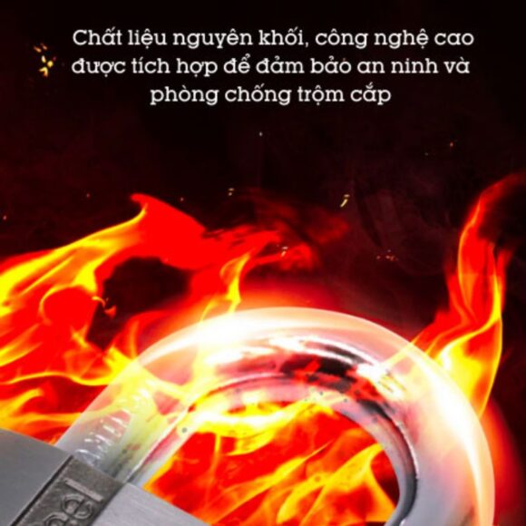 Ổ Khóa Cổng Vân Tay Ngoài Trời Chống Nước Cao Cấp Kèm Chìa điện Tử Exsmith Epl170