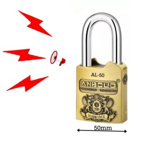 Ổ Khóa Cửa Chống Trộm Phát Tiếng Kêu Báo động Chống Nước Cao Cấp Anboud Al-50
