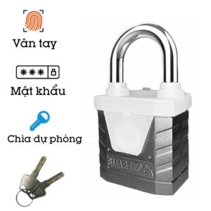Ổ Khóa Vân Tay Chống Nước Chống Trộm Loại To Exsl