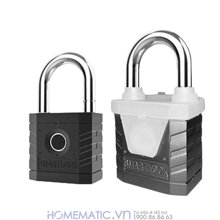 Ổ Khóa Vân Tay Chống Nước Chống Trộm Loại To Exsl