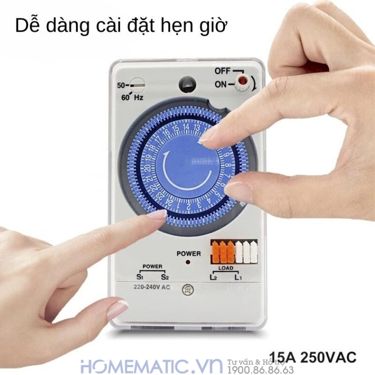 Bộ Hẹn Giờ Timer Panasonic Tb118nBộ Hẹn Giờ Timer Panasonic Tb118n điều chỉnh cơ Bộ Hẹn Giờ Timer Panasonic Tb118n điều chỉnh cơ