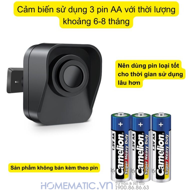 Chuông Báo Khách Báo Trộm Không Dây Khoảng Cách Xa Homematic T505