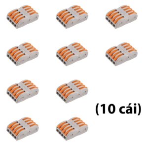 Cút Nối đầu Nối Dây điện Nhanh 4 Cổng Ra 4 Dây Kv774-4p4c