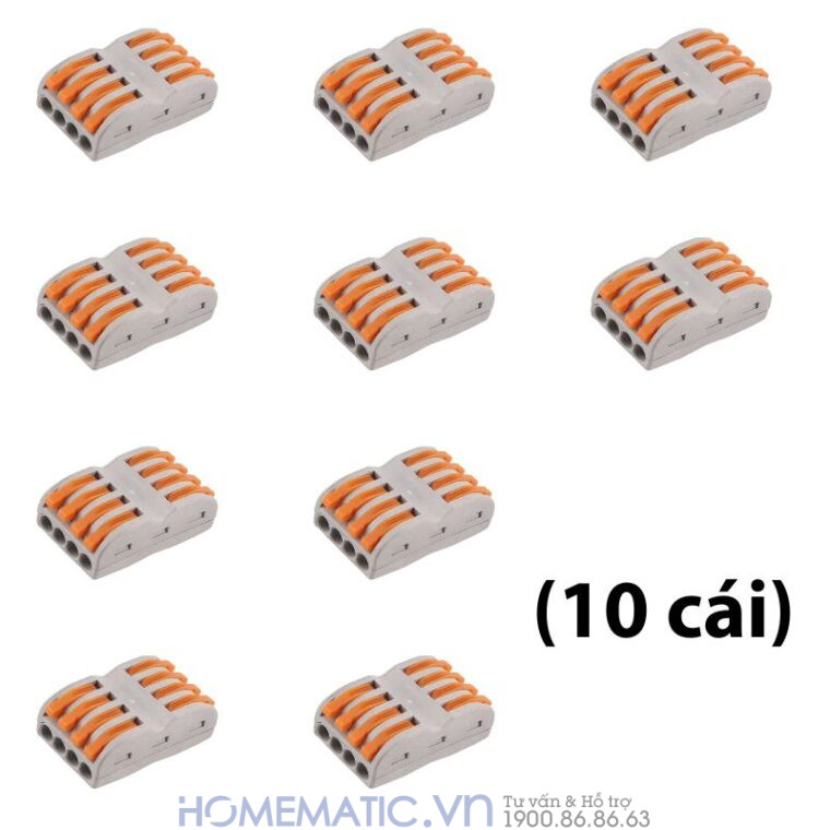 Cút Nối đầu Nối Dây điện Nhanh 4 Cổng Ra 4 Dây Kv774-4p4c