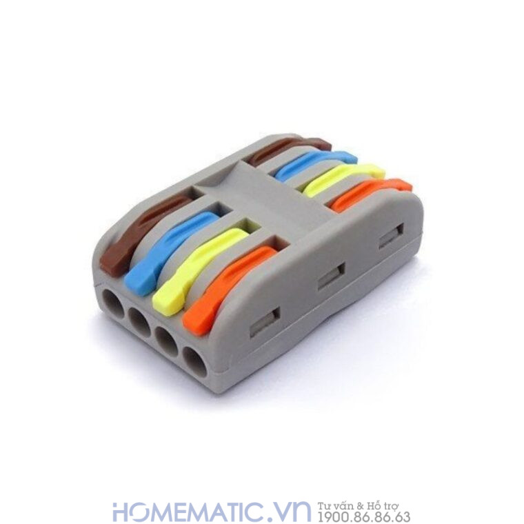 Cút Nối đầu Nối Dây điện Nhanh 4 Cổng Ra 4 Kv774-4p4c