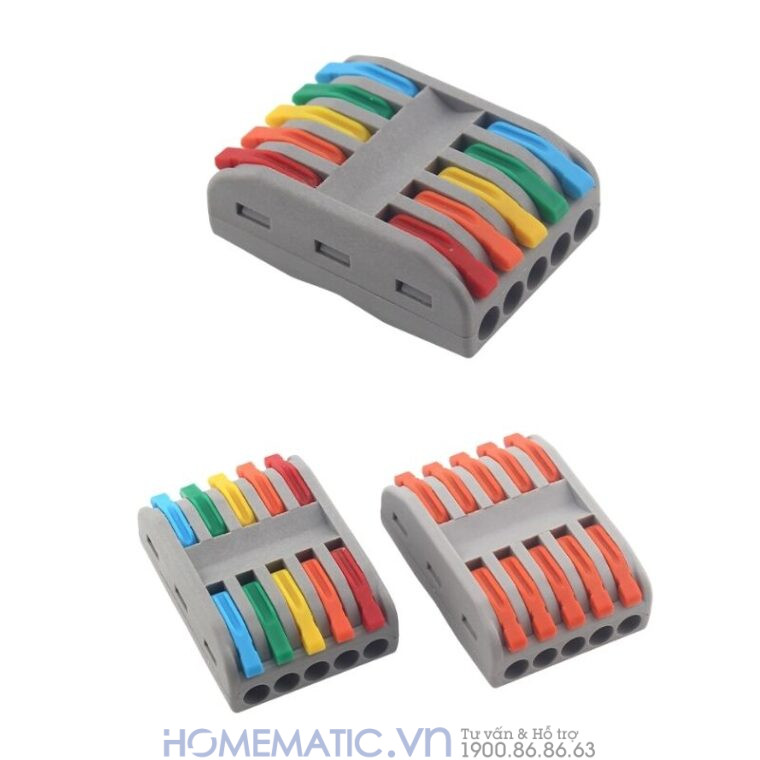 Cút Nối đầu Nối Dây điện Nhanh 5 Cổng Ra 5 Kv774-5p5c