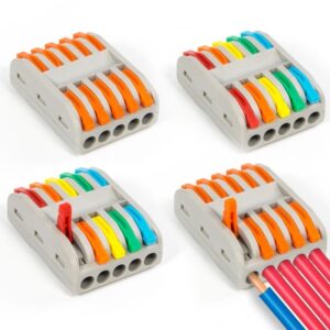 Cút Nối đầu Nối Dây điện Nhanh 5 Cổng Ra 5 Kv774-5p5c