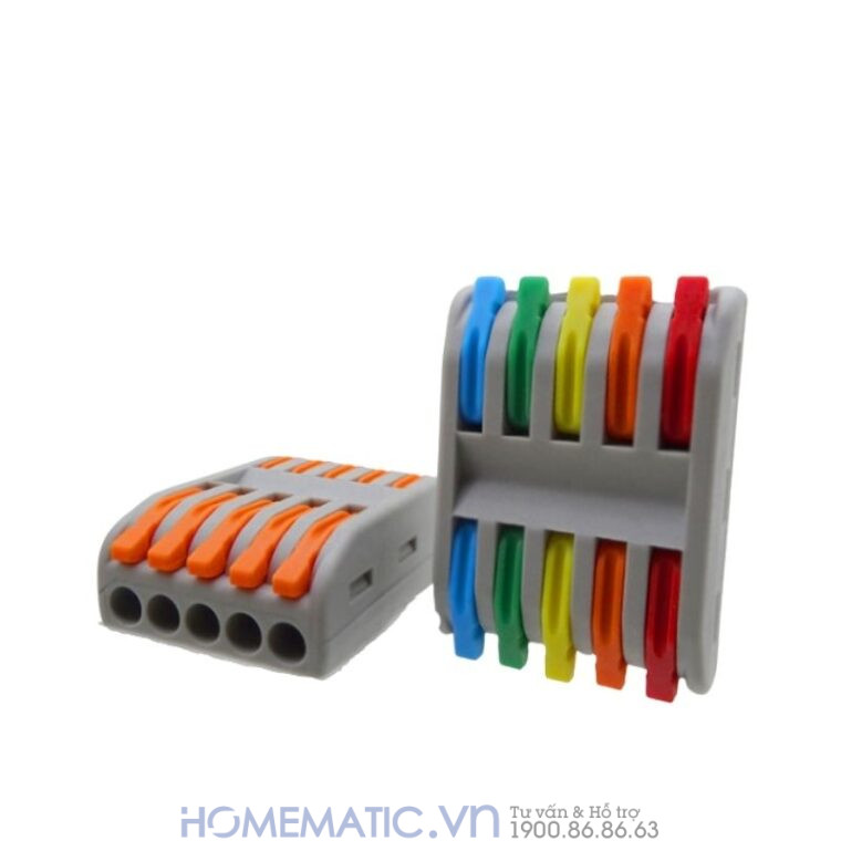 Cút Nối đầu Nối Dây điện Nhanh 5 Cổng Ra 5 Kv774-5p5c