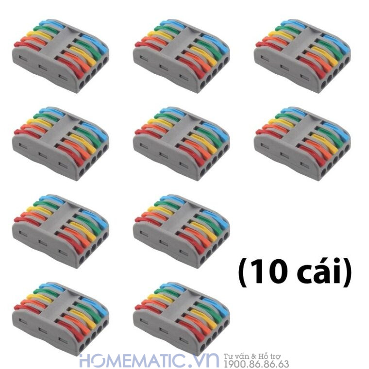 Cút Nối đầu Nối Dây điện Nhanh 5 Cổng Ra 5 Kv774-5p5c