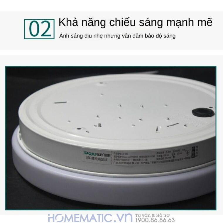 Đèn ốp Trần Cảm Biến Chuyển động Dj-03a chiếu sáng mạnh mẽ