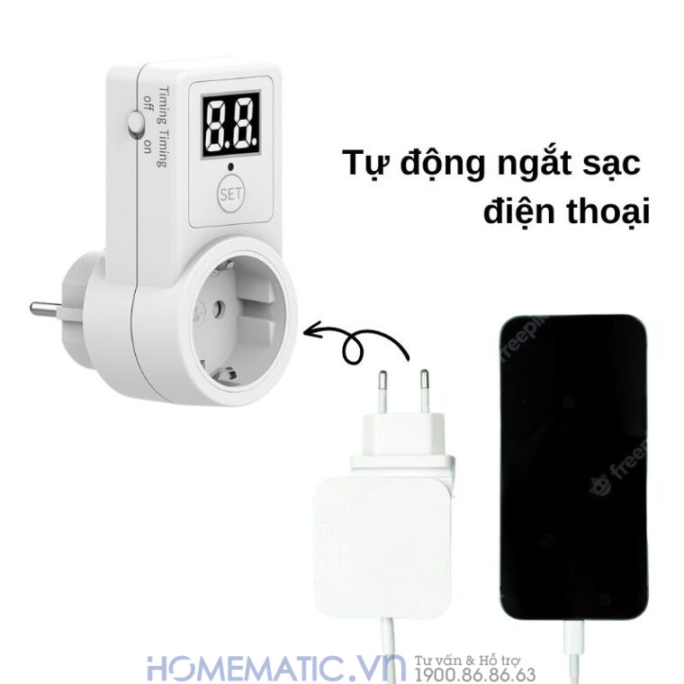 Ổ Cắm Hẹn Giờ Lùi ổ điện Hẹn Giờ Al09-2d ứng dụng thực tế