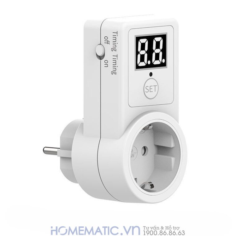 Ổ Cắm Hẹn Giờ Lùi ổ điện Hẹn Giờ Al09-2d