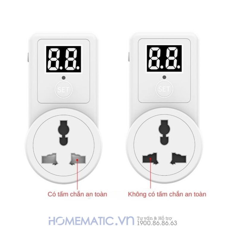 Ổ Cắm Hẹn Giờ Lùi ổ điện Hẹn Giờ Al09-2d