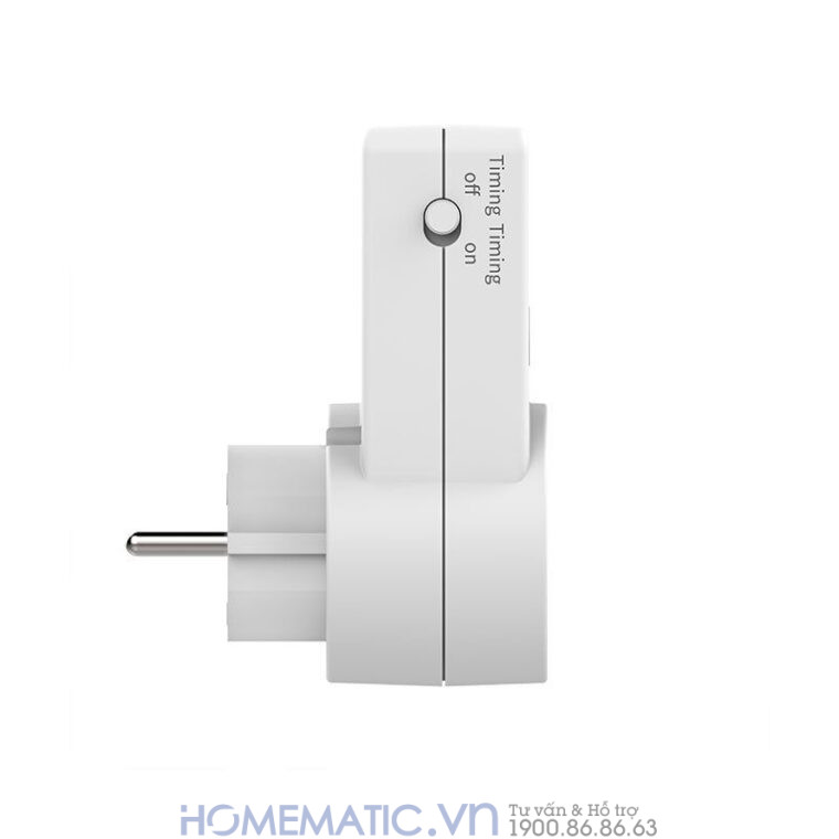 Ổ Cắm Hẹn Giờ Lùi ổ điện Hẹn Giờ Al09-2d mặt bên