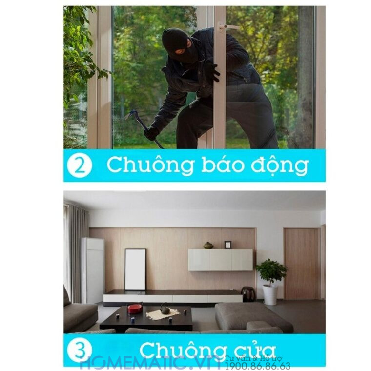 Chuông Báo Mở Cửa Báo Khách Báo Trộm Cacazi M28d ứng dụng thực tế