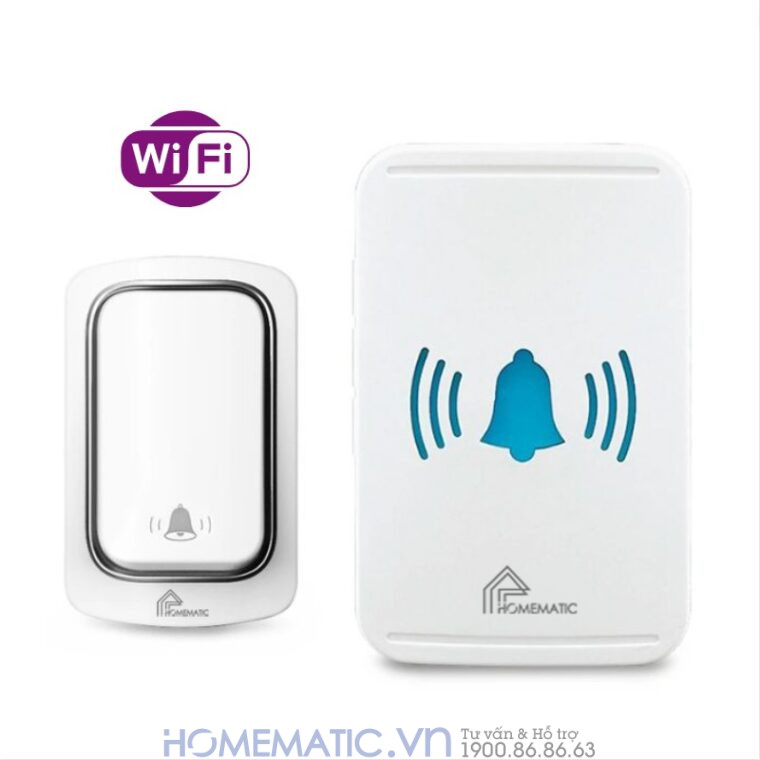 Chuông Cửa Thông Minh Wifi Không Dùng Pin Homematic Ml001