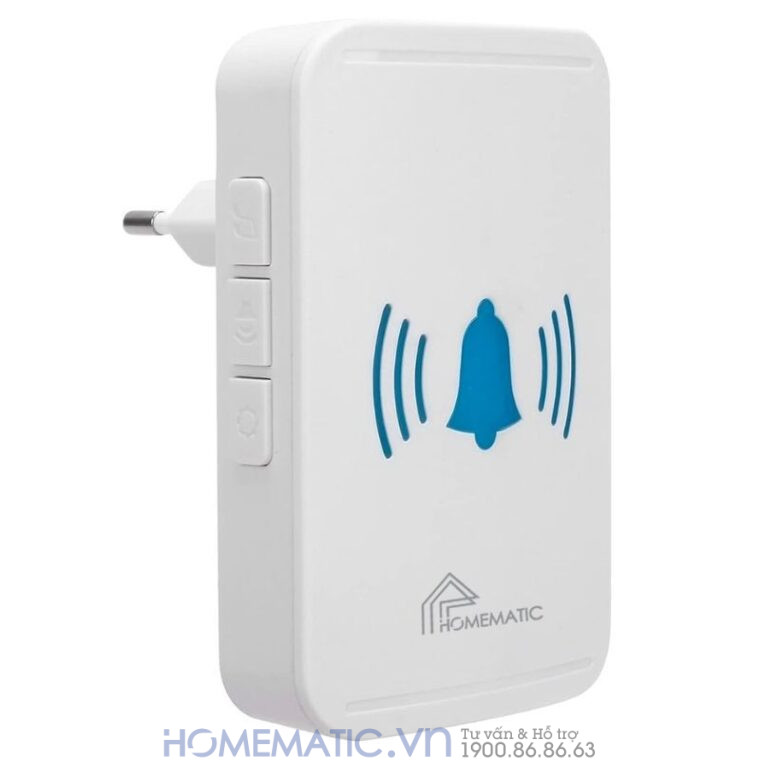 Chuông Cửa Wifi Thông Minh Không Dùng Pin Homematic Ml001 loa chuông