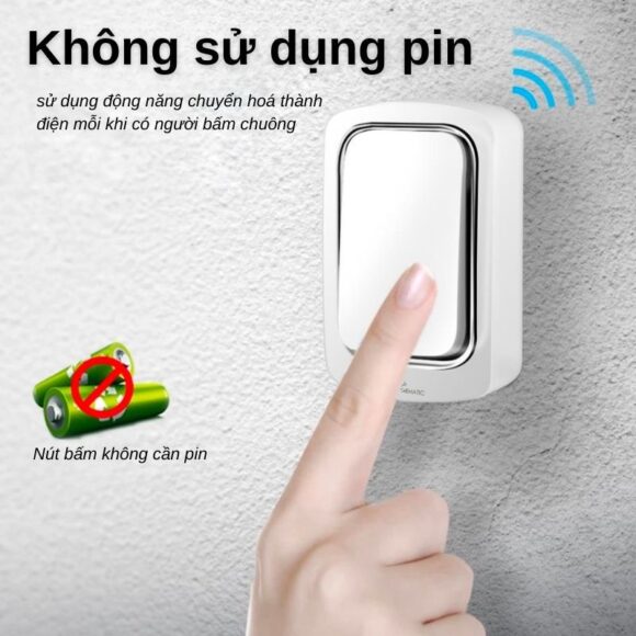 Chuông Cửa Wifi Thông Minh Không Dùng Pin Homematic Ml001 không sử dụng pin