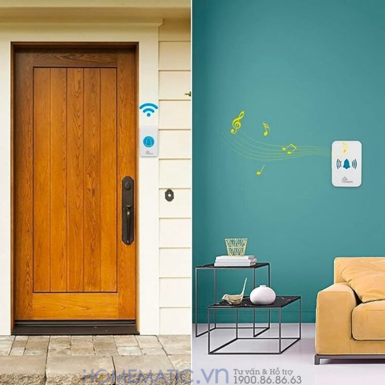 Chuông Cửa Wifi Thông Minh Không Dùng Pin Homematic Ml001 ứng dụng đời sống Chuông Cửa Wifi Thông Minh Không Dùng Pin Homematic Ml001 ứng dụng đời sống