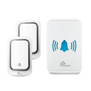 Chuông Cửa Wifi Thông Minh Không Dùng Pin Homematic Ml001 1 chuông 2 nút bấm
