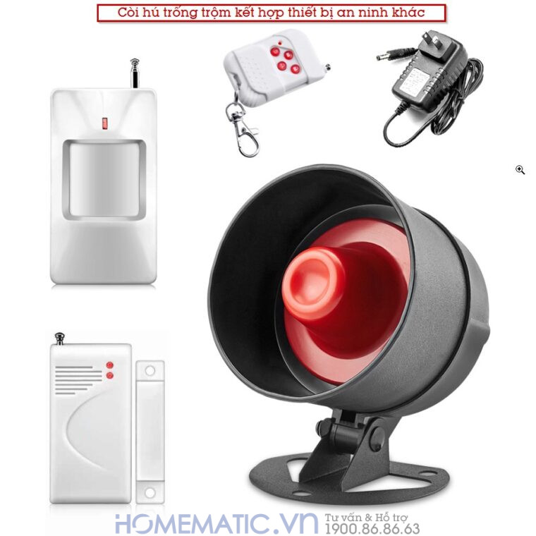 Còi Hú Chống Trộm - Còi Báo động Báo Trộm Còi Hú Chống Trộm - Còi Báo động Báo Trộm