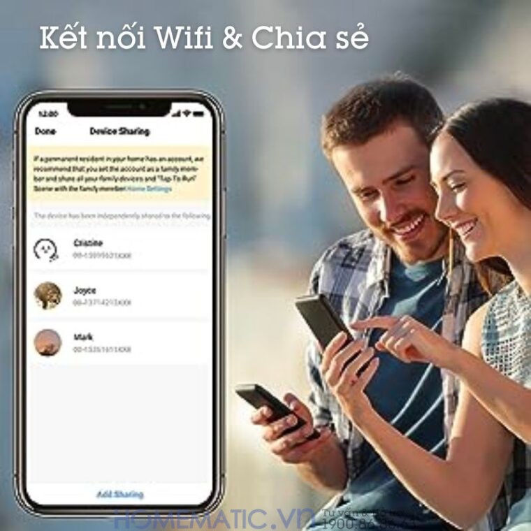 Nhiệt ẩm Kế Wifi Tuya Th200 Cảnh Báo đo Nhiệt độ độ ẩm Phòng kết nối wifi