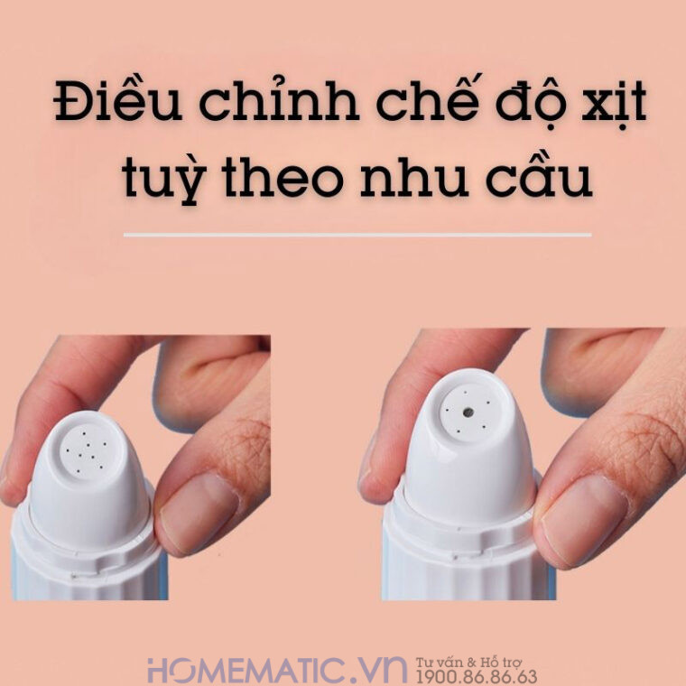 Vòi Xịt đít Di động Vệ Sinh Cầm Tay Mini Du Lịch 4 Chế độ Sb-9602 đa dạng chế độ