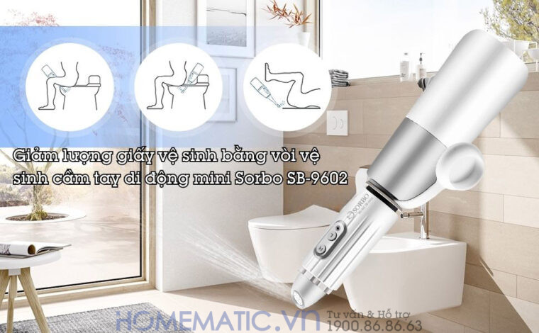 Vòi Xịt đít Di động Vệ Sinh Cầm Tay Mini Du Lịch 4 Chế độ Sb-9602 bảo vệ môi trường Vòi Xịt đít Di động Vệ Sinh Cầm Tay Mini Du Lịch 4 Chế độ Sb-9602 bảo vệ môi trường