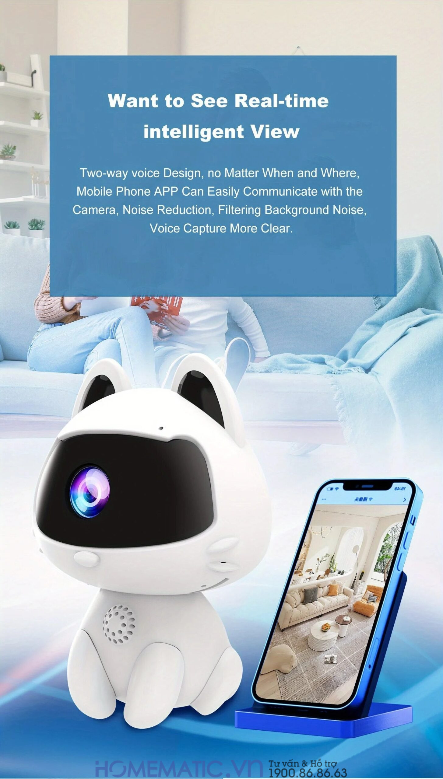 Camera Wifi Giám Sát Hình Thú Cưng Trang Trí để Bàn, Giá Sách Kv9pet