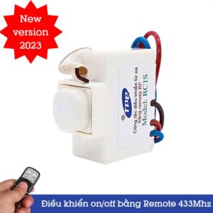 Hạt Công Tắc điều Khiển Từ Xa Bằng Remote Lắp âm Tường Tpe RC1S 433Mhz