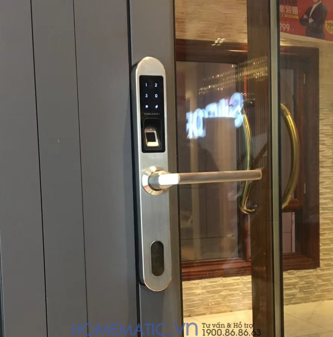 Ổ Khóa Vân Tay Thông Minh Chống Nước cửa nhôm