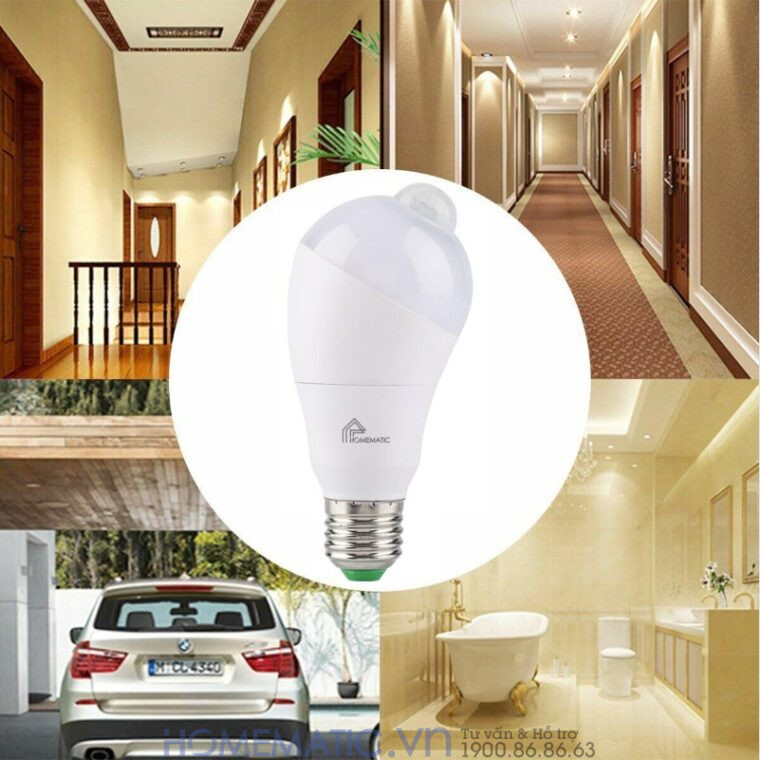 Bóng đèn Cảm Biến Người Cảm ứng Chuyển động Pir Xoay Góc Kín Nước Homematic Pir-wr