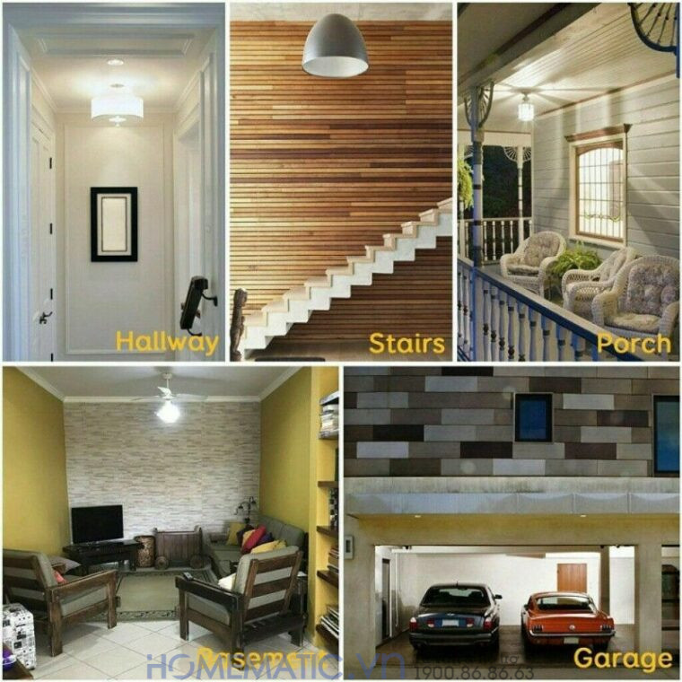 Bóng đèn Cảm Biến Người Cảm ứng Chuyển động Pir Xoay Góc Kín Nước Homematic Pir-wr