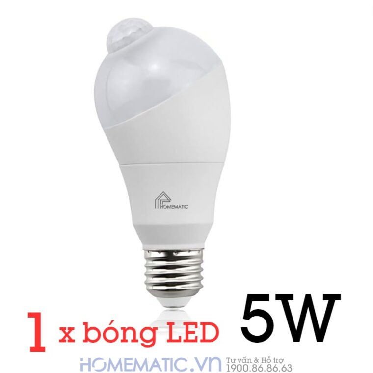 Bóng đèn Cảm Biến Người Cảm ứng Chuyển động Pir Xoay Góc Kín Nước Homematic Pir-wr