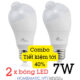 Combo 2 bóng 7W