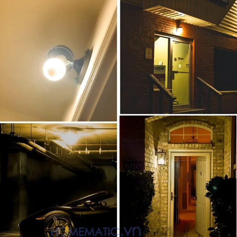 Bóng đèn Cảm Biến Người Cảm ứng Pir Kín Nước Pir-ip