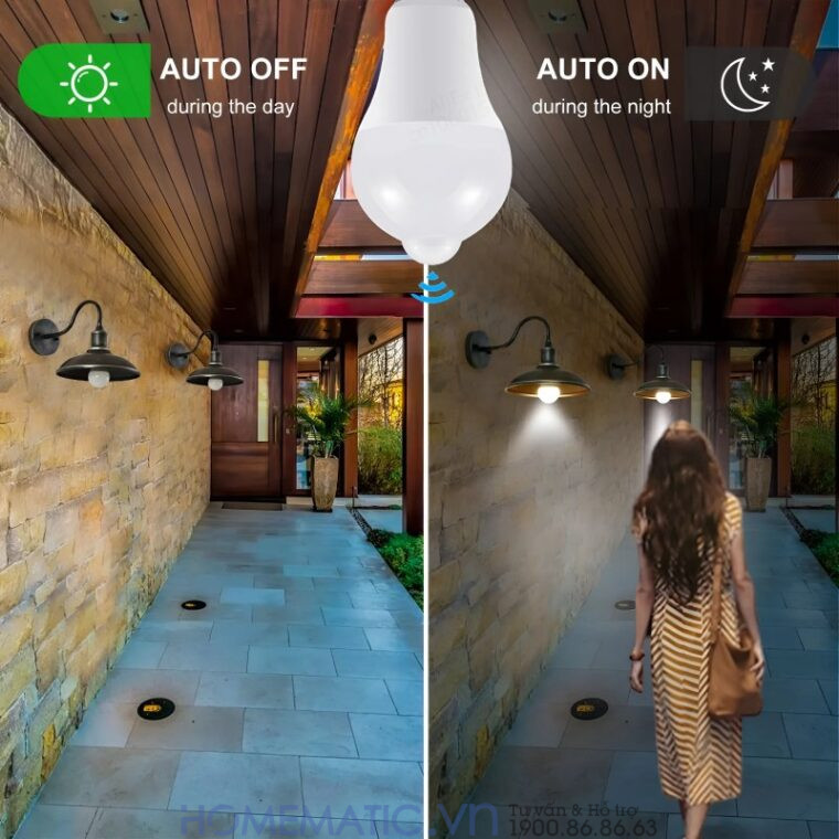 Bóng đèn Cảm Biến Người Cảm ứng Pir Kín Nước Pir-ip Bóng đèn Cảm Biến Người Cảm ứng Pir Kín Nước Pir-ip