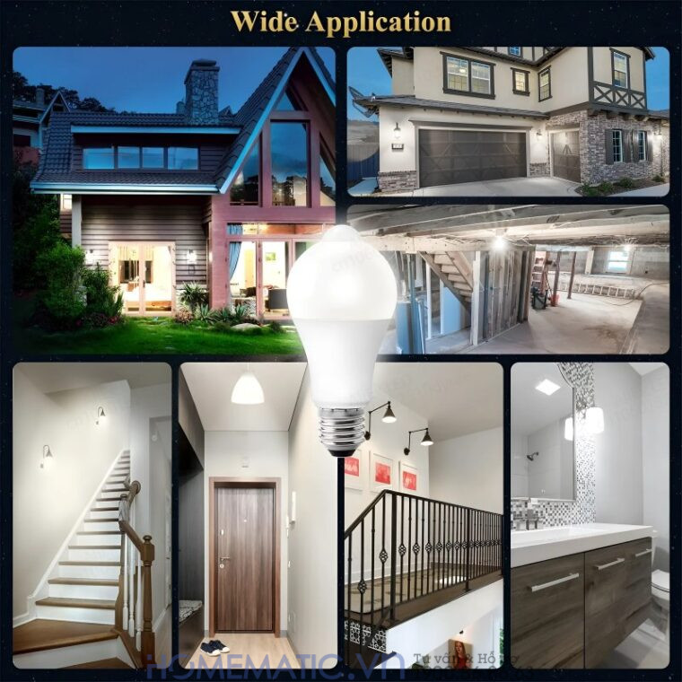 Bóng đèn Cảm Biến Người Cảm ứng Pir Kín Nước Pir-ip Bóng đèn Cảm Biến Người Cảm ứng Pir Kín Nước Pir-ip