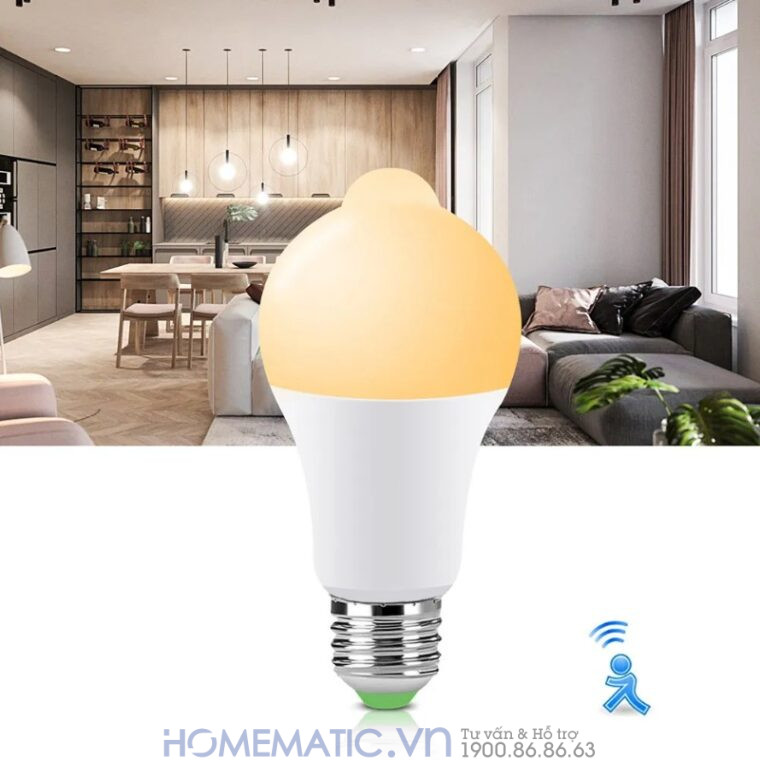 Bóng đèn Cảm Biến Người Cảm ứng Pir Kín Nước Pir-ip