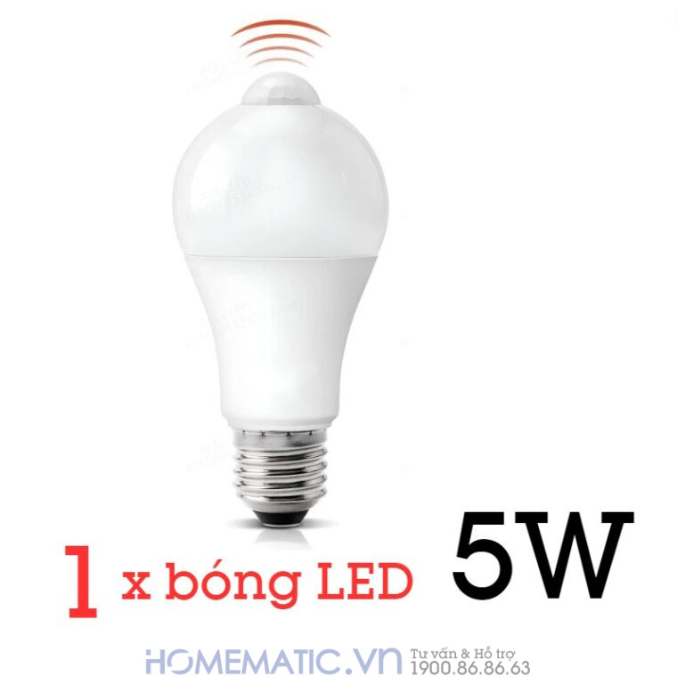 Bóng đèn Cảm Biến Người Cảm ứng Pir Kín Nước Pir-ip