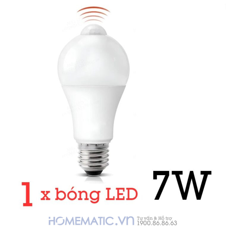 Bóng đèn Cảm Biến Người Cảm ứng Pir Kín Nước Pir-ip