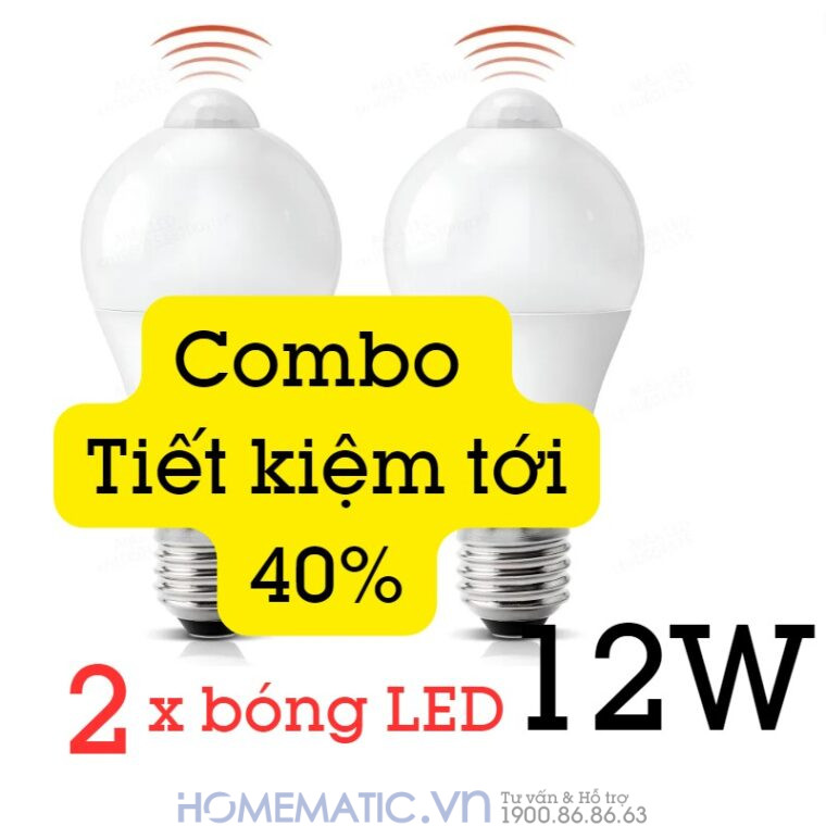 Bóng đèn Cảm Biến Người Cảm ứng Pir Kín Nước Pir-ip