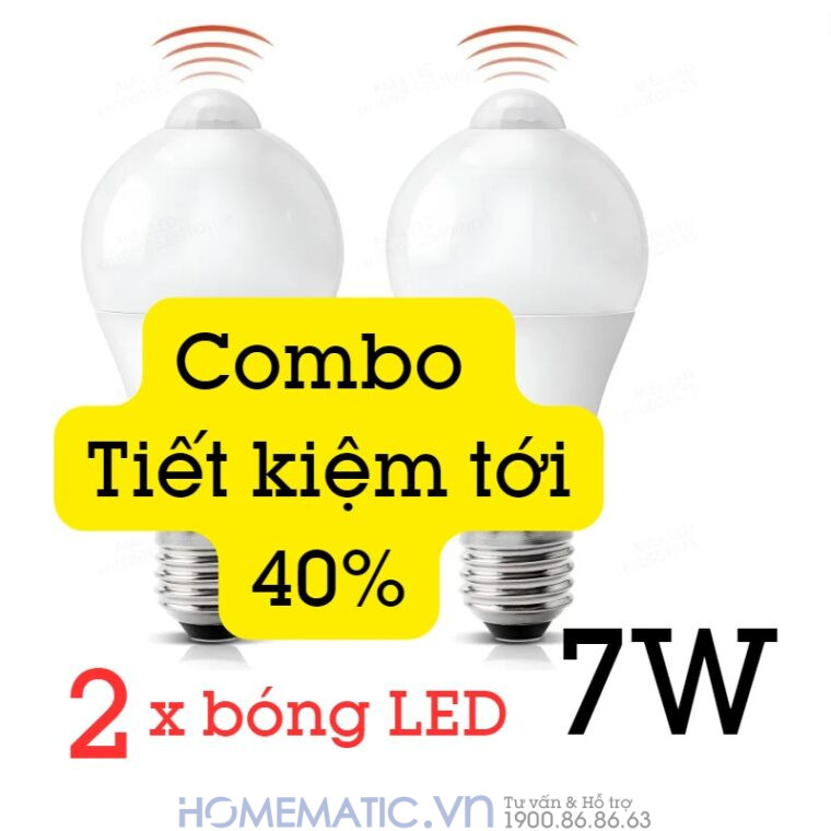 Bóng đèn Cảm Biến Người Cảm ứng Pir Kín Nước Pir-ip