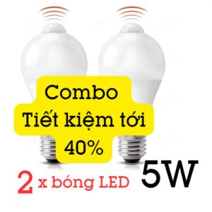 Bóng đèn Cảm Biến Người Cảm ứng Pir Kín Nước Pir-ip